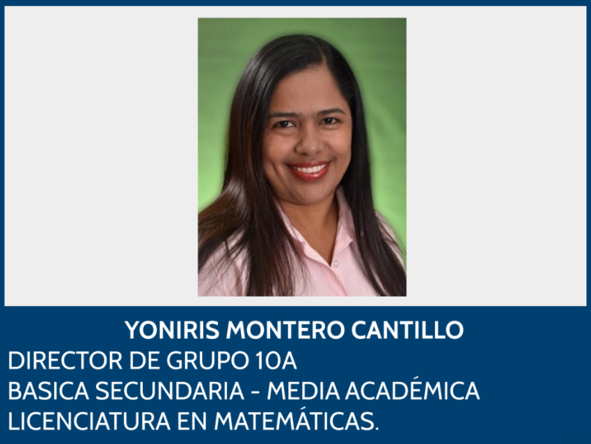 Yoniris Montero Cantillo