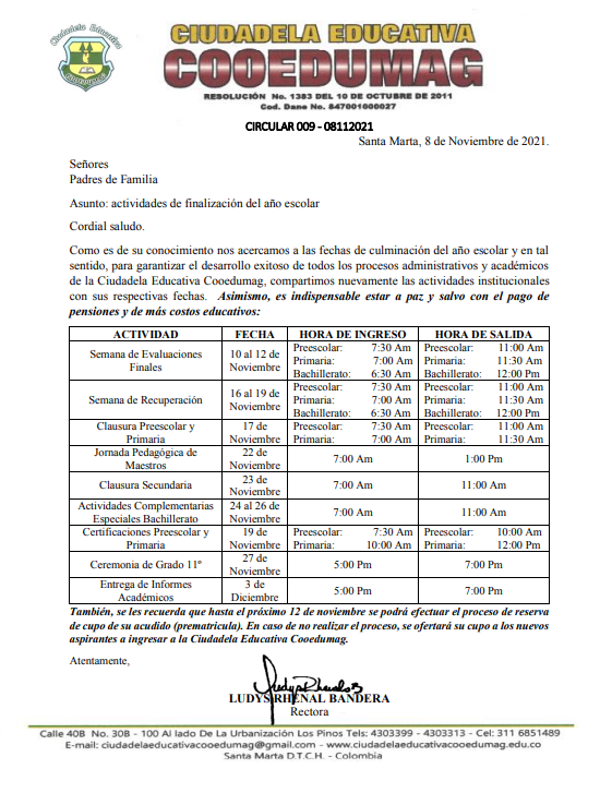 circular 009 del 081121